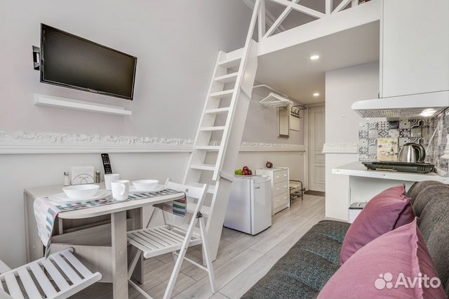 

Квартира-студия, 14 м², 2 кровати