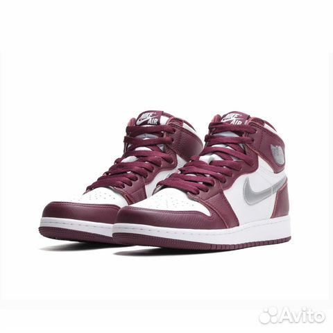 6 US 6Y Air Jordan 1 High GS Bordeaux / Burgundy