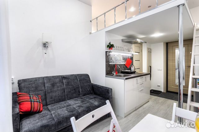 

Квартира-студия, 14 м², 2 кровати
