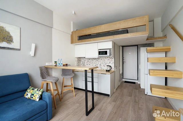 

1-к. квартира, 21 м², 2 кровати