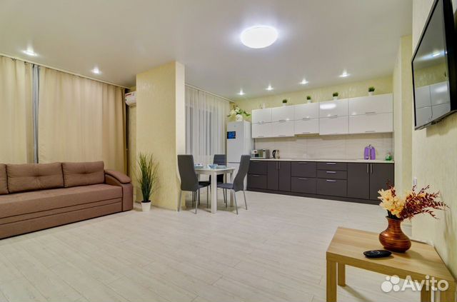 

1-к. квартира, 60 м², 3 кровати