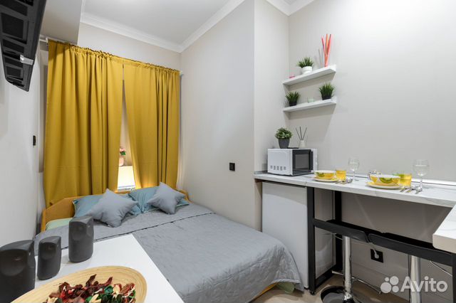 

Квартира-студия, 15 м², 1 кровать