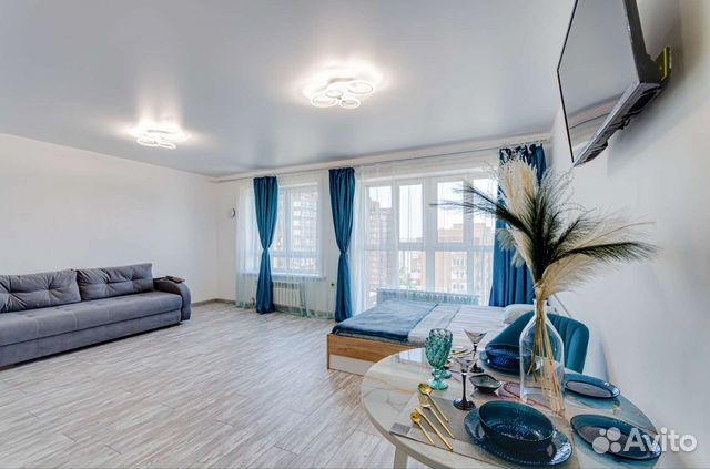 

Квартира-студия, 39 м², 2 кровати