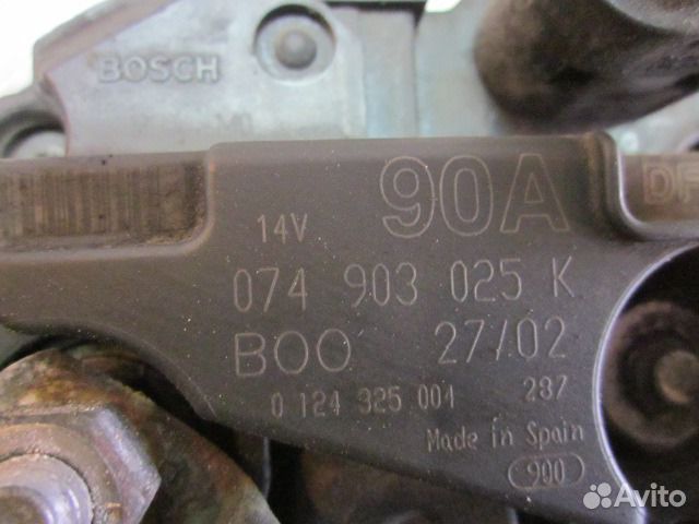 Генератор 074903025К для Фольксваген лт28 лт35 Т4 Генератор 074903025К для Фольксваген лт28 лт35 Т4
