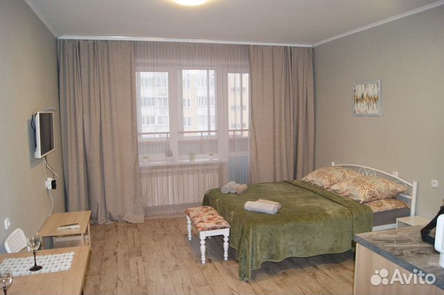 

Квартира-студия, 28 м², 1 кровать