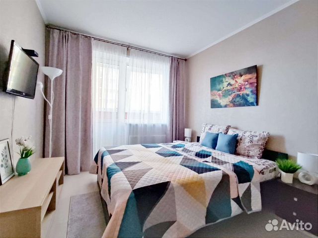 

1-к. квартира, 37 м², 2 кровати