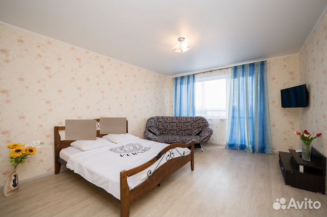 

1-к. квартира, 43 м², 3 кровати