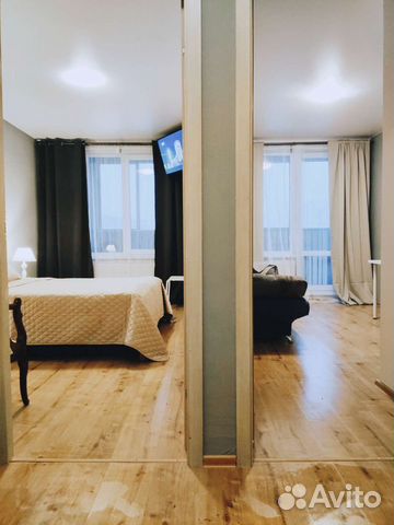 

1-к. квартира, 42 м², 2 кровати