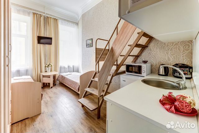 

Квартира-студия, 20 м², 3 кровати