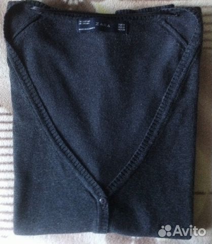 Кофта Zara на 46 - 48 - 50 р темно- серая