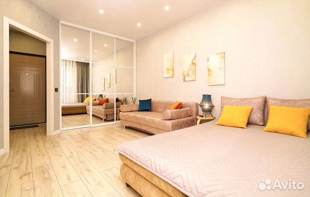 

1-к. квартира, 37 м², 2 кровати