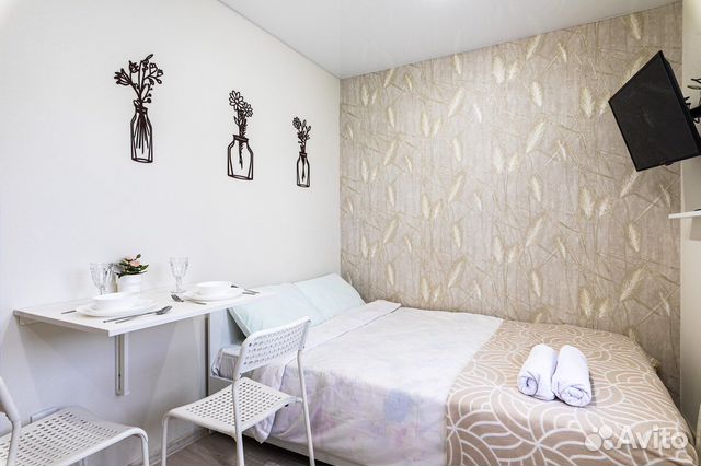 

Квартира-студия, 20 м², 2 кровати