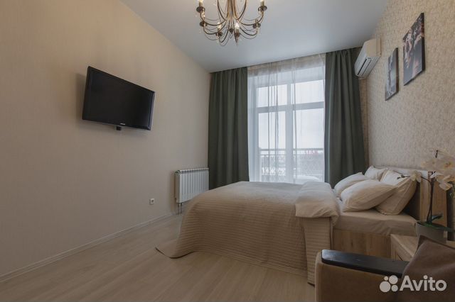 

1-к. квартира, 45 м², 2 кровати