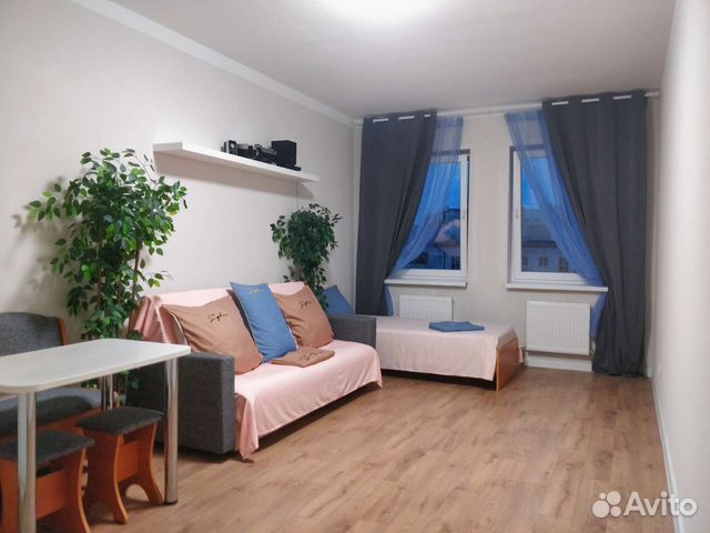 

Квартира-студия, 30 м², 2 кровати