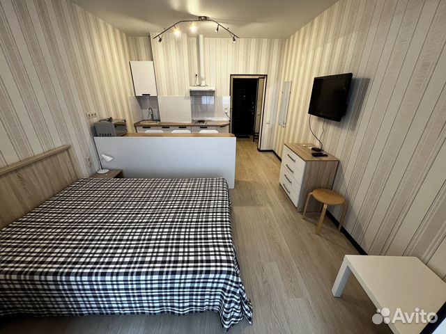 

Квартира-студия, 28 м², 2 кровати