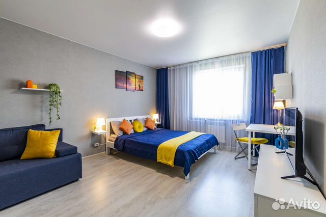 

1-к. квартира, 33 м², 2 кровати