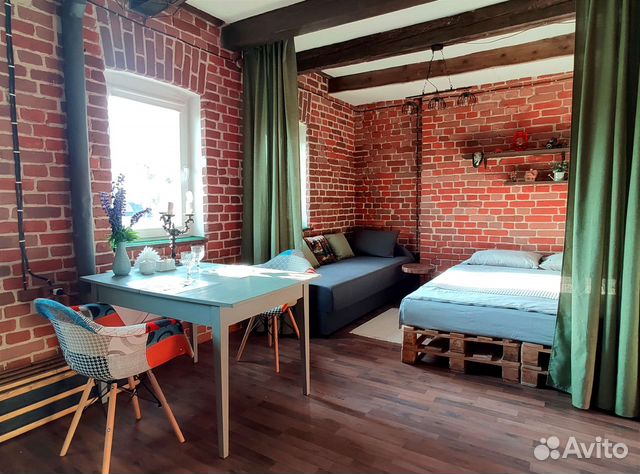 

Квартира-студия, 32 м², 2 кровати