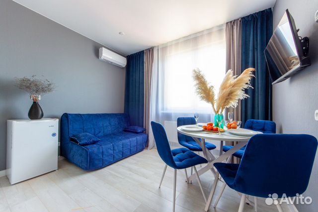 

1-к. квартира, 44 м², 2 кровати