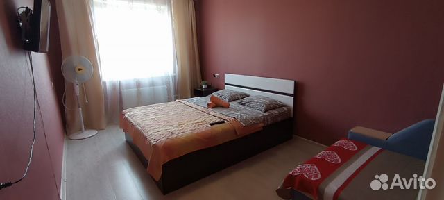 

1-к. квартира, 42 м², 2 кровати