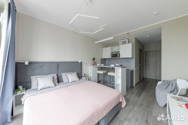 

Квартира-студия, 24 м², 2 кровати