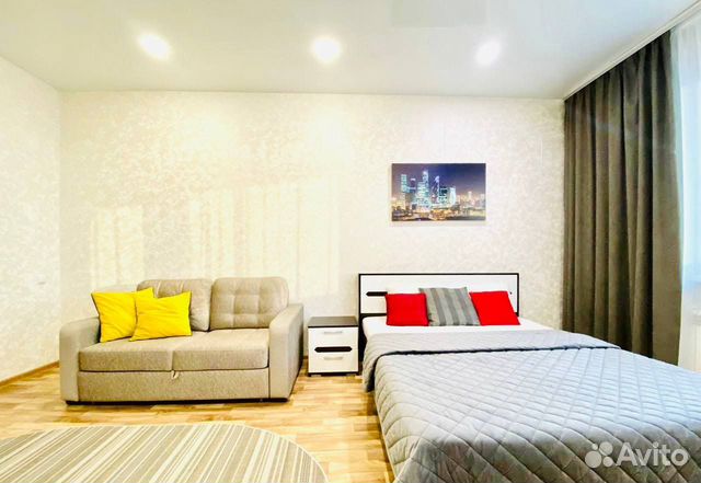 

1-к. квартира, 43 м², 2 кровати