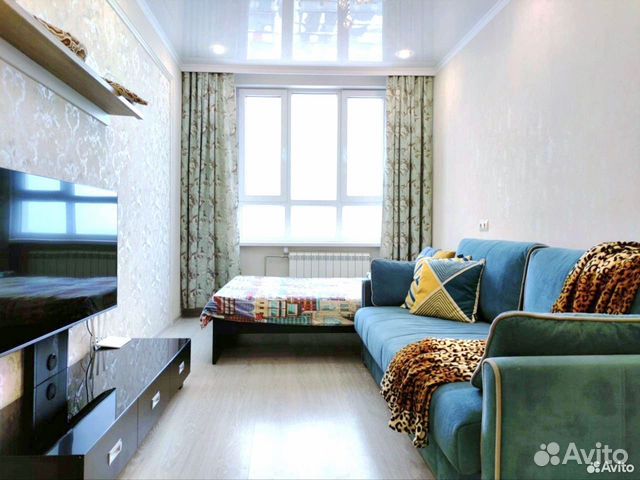 

1-к. квартира, 43,5 м², 2 кровати