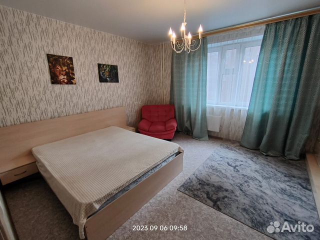 

1-к. квартира, 40 м², 2 кровати