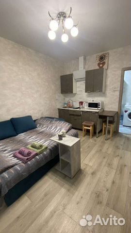 

Квартира-студия, 23 м², 2 кровати