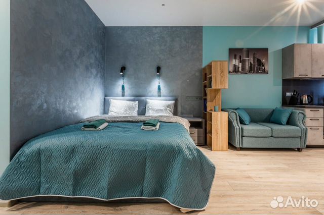 

Квартира-студия, 34 м², 1 кровать