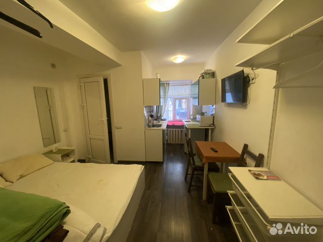 

Квартира-студия, 27 м², 2 кровати