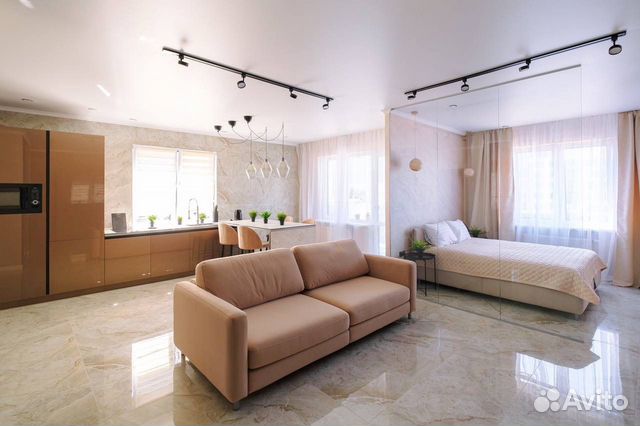 

Квартира-студия, 60 м², 2 кровати