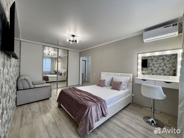 

1-к. квартира, 40 м², 2 кровати