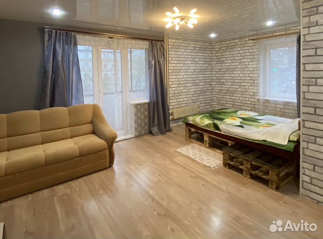 

1-к. квартира, 34 м², 2 кровати