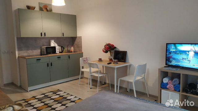 

Квартира-студия, 25 м², 2 кровати