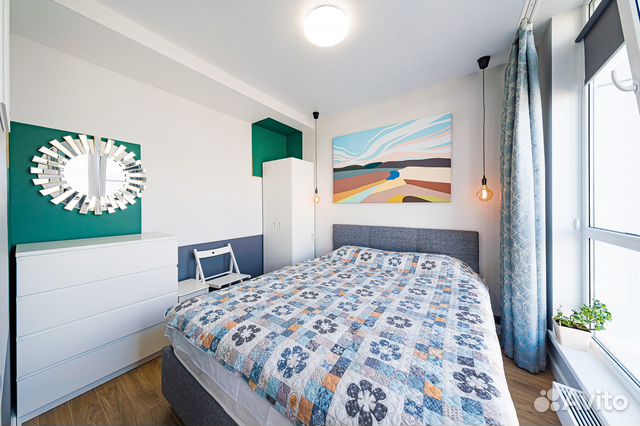 

1-к. квартира, 36 м², 2 кровати