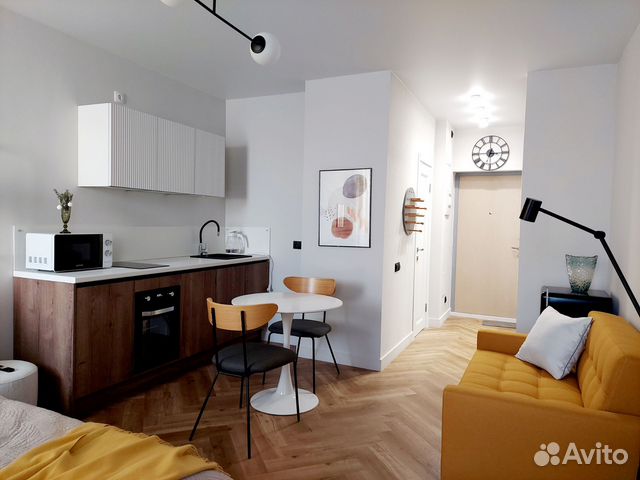 

Квартира-студия, 29 м², 2 кровати