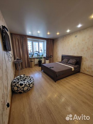 

1-к. квартира, 52 м², 2 кровати