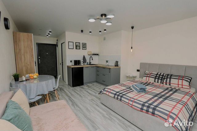 

Квартира-студия, 30 м², 2 кровати