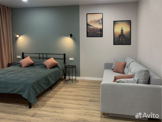 

1-к. квартира, 38 м², 2 кровати