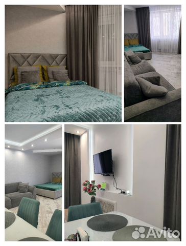 

Квартира-студия, 45 м², 2 кровати