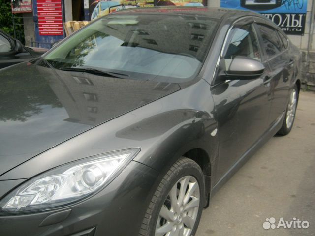 Дефлекторы окон и капота Mazda 6 седан (2008-2012)