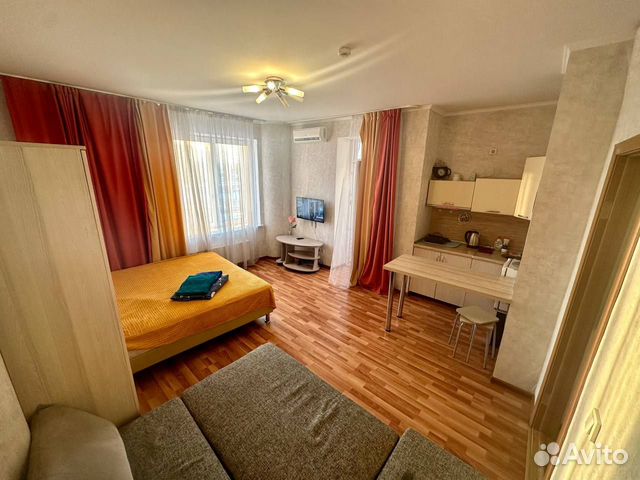 

Квартира-студия, 32 м², 2 кровати