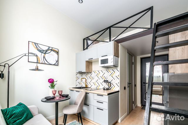 

Квартира-студия, 21 м², 2 кровати