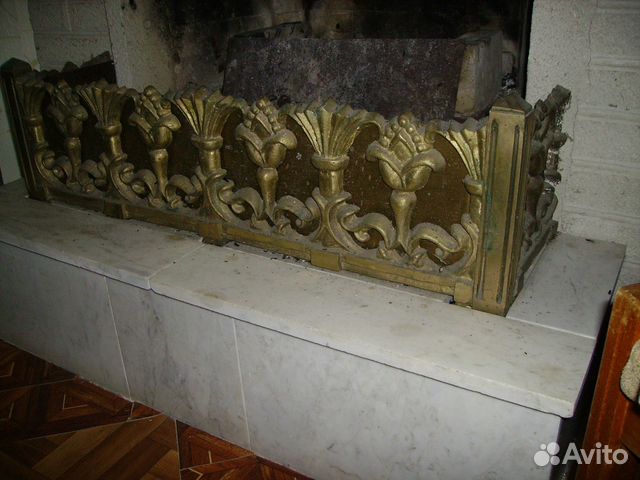 Бронзоваяалюминиевая каминные решетки
