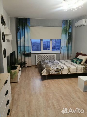

1-к. квартира, 52 м², 2 кровати