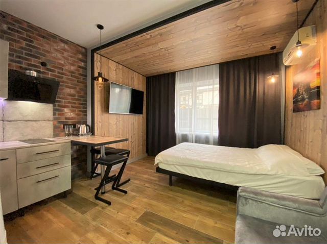 

Квартира-студия, 24 м², 2 кровати