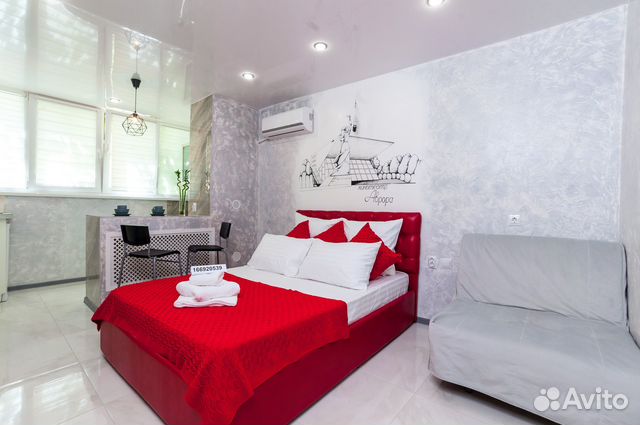 

Квартира-студия, 25 м², 3 кровати