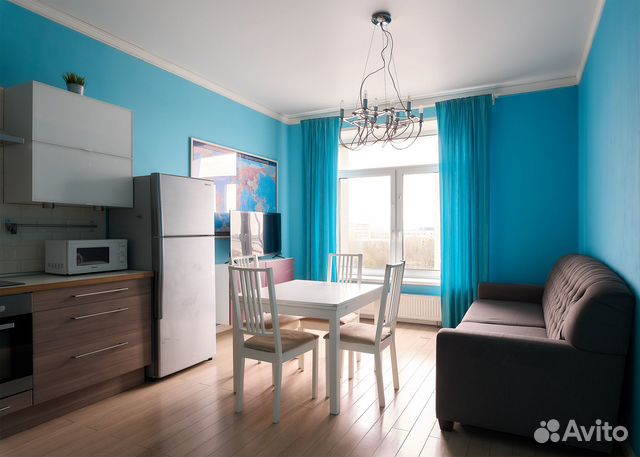 

1-к. квартира, 57 м², 2 кровати