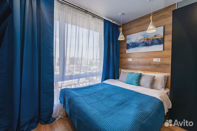 

Квартира-студия, 27 м², 2 кровати
