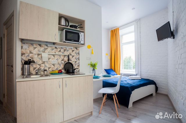 

Квартира-студия в апарт-отеле, 17,3 м², 1 кровать